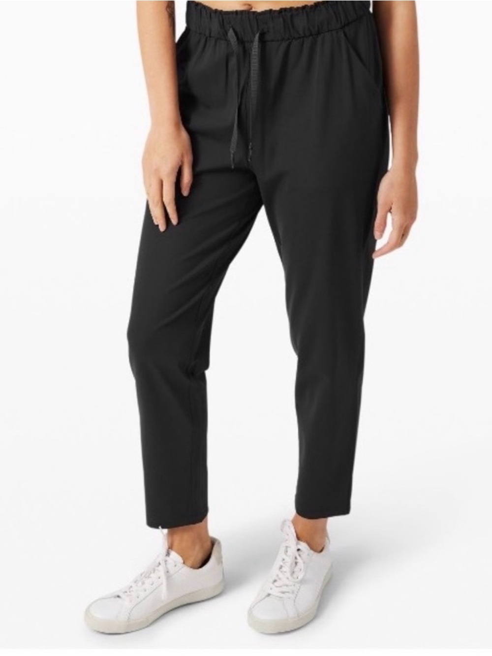 lululemon athletica Black Drawstring Ankle Pants